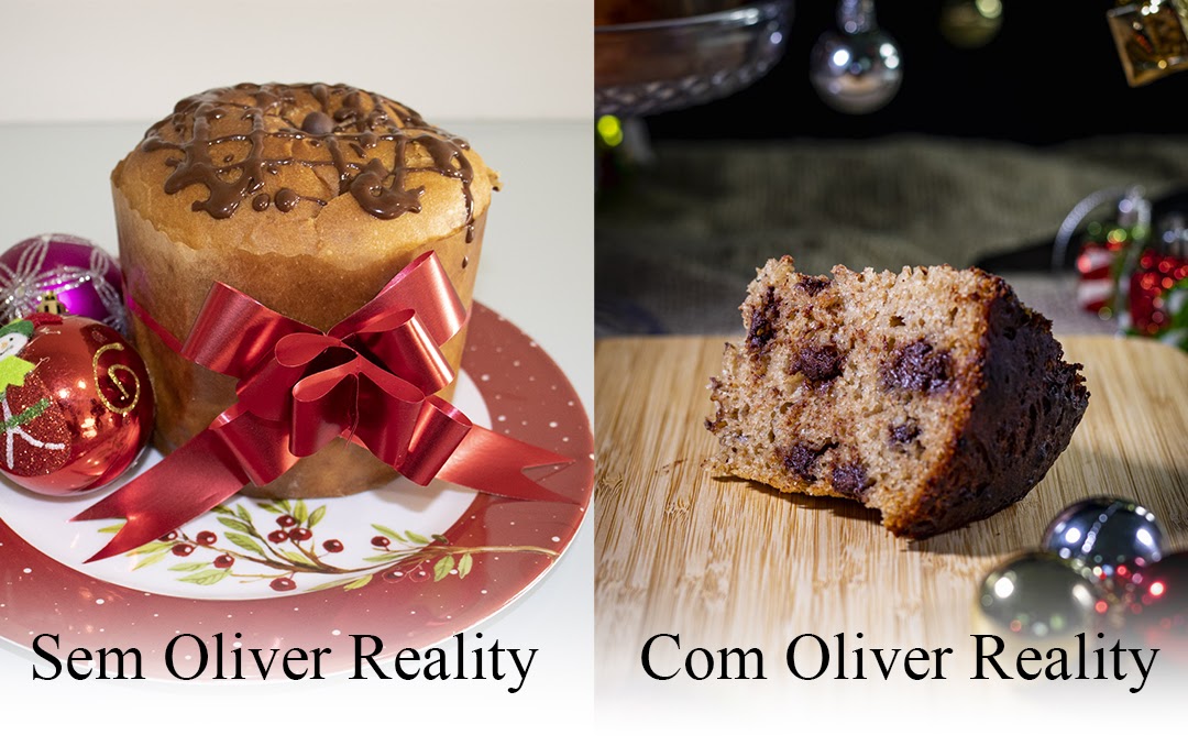 Antes e depois: fotografia de alimentos com Oliver Reality